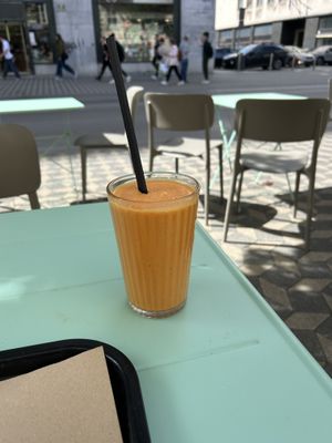 Vitamin C smoothie   at Barbarella Juicebar in Ljubljana