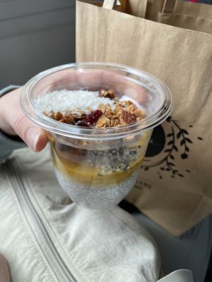 Chia pudding  at Barbarella Juicebar in Ljubljana