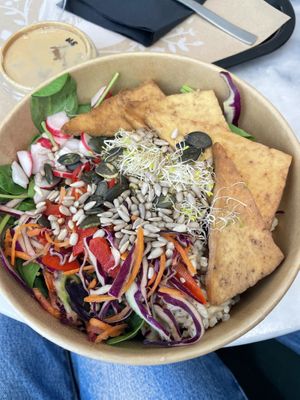 Japanese bowl   at Barbarella Juicebar in Ljubljana