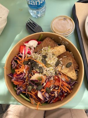 Japanese inspired bowl   at Barbarella Juicebar in Ljubljana