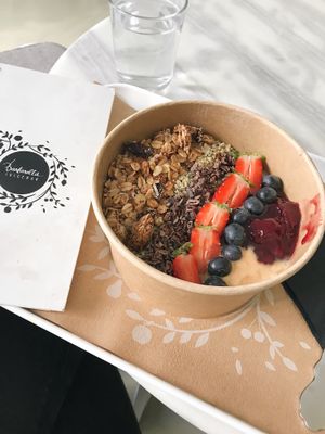 Best vegan place i have ever been to!! Amazing atmosphere, delicious food  at Barbarella Juicebar in Ljubljana