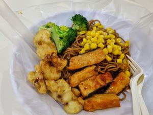 Choice of 1 base carbs, 1 main and 3 side dishes for $5 at Verimix 素琳 - Science Park in Central Singapore