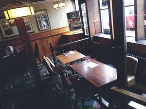 Inside seating at The Golden Lion in Rochester