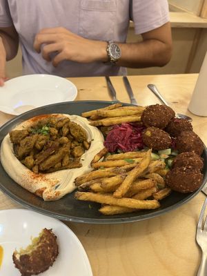 Vegan sharing platter   at  Paprika in Prague