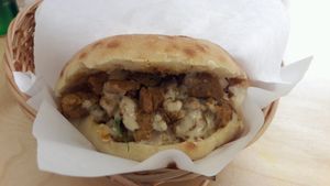 Vegan kebab at  Paprika in Prague