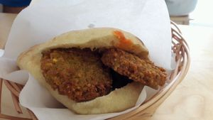 Falafel at  Paprika in Prague