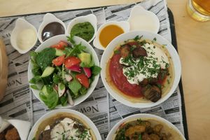 Hummus at  Paprika in Prague