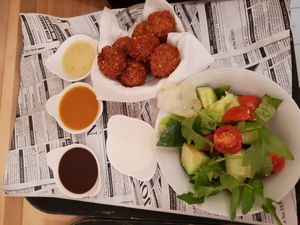 vegan tapas at  Paprika in Prague