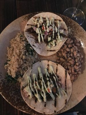 Mushroom tacos at Soul Tavern in Miami Beach