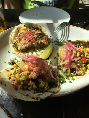 Oyster mushroom tacos at Soul Tavern in Miami Beach
