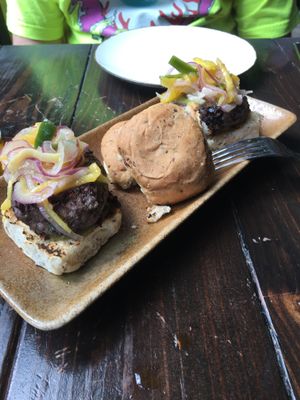 Black bean sliders at Soul Tavern in Miami Beach