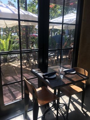 Loved the green garden & setting  at Soul Tavern in Miami Beach