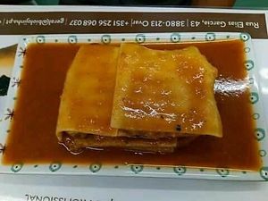 Vegan "Francesinha"
 at BioLojinha in Ovar