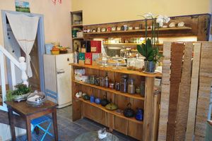 Our different kind of Organic Teas and Tea Pots at Entre Chaussettes et Cafe "BIO" in Livinhac-le-haut