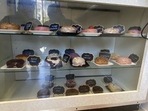 Devi’s Donut Selection at Devi's Donuts and Sweets in Long Beach