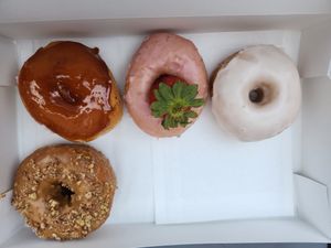 Our selection   at Devi's Donuts and Sweets in Long Beach