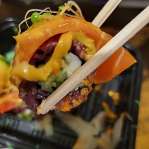 Over the rainbow roll 🌈 at Buntopia in Brooklyn