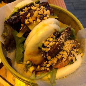 Bull-da buns were delicious! at Buntopia in Brooklyn