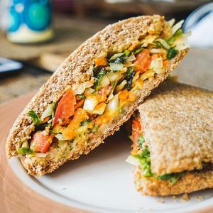 Pan de pita integral Vegan at Rincón Natural in Montevideo
