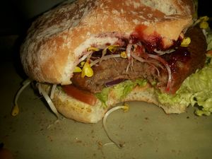 Juglans Burger at Hans im Glück - Hohenzollerning in Cologne