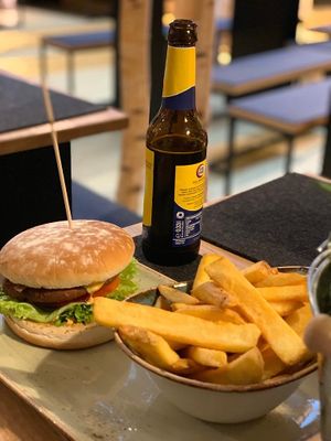 ANGERLING menu at Hans im Glück - Hohenzollerning in Cologne