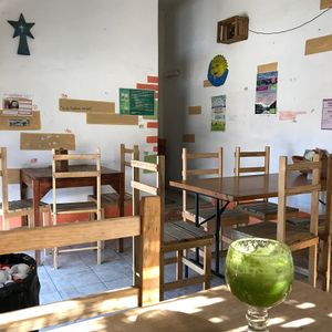 Dining room at Schizandra in Oaxaca