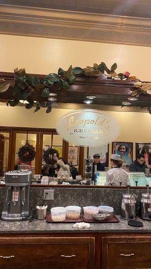   at Leopold's Ice Cream in Savannah
