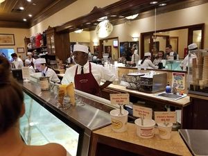 Ice cream parlor at Leopold's Ice Cream in Savannah