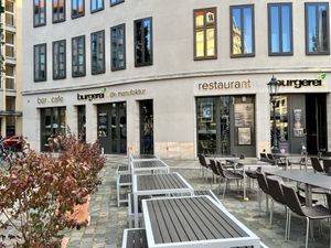 outside  at Burgerei in Dresden