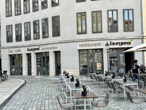 store front  at Burgerei in Dresden