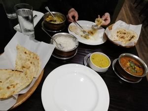 Table at Madha in Glasgow