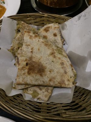 Aloo paratha   at Madha in Glasgow