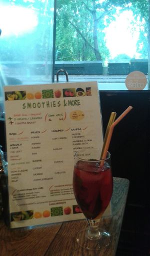 Bissap, mint tea and smoothie @La Galerie 88 ! at Galerie 88 in Paris