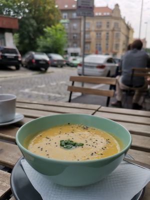 soup of the day at Satsang in Prague