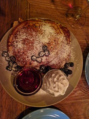 Dessert pancake at Satsang in Prague