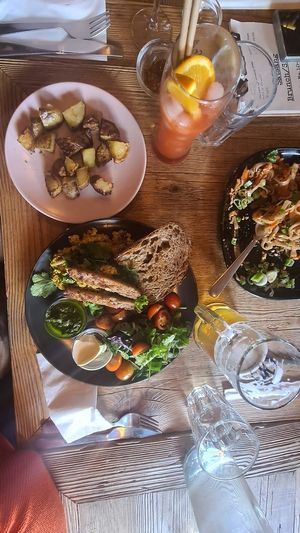 Tofu scramble with add ons at Satsang in Prague