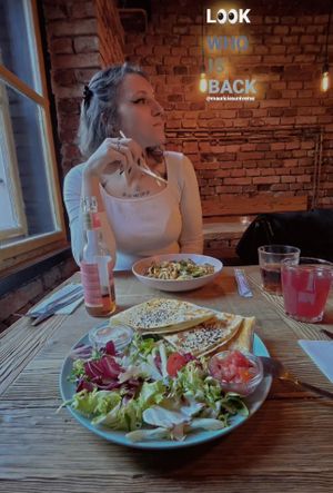 Yaki Udon & fabulous quesadilla 🙌  at Satsang in Prague