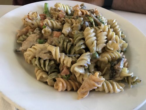 Pasta Alfredo at Loving Hut in Upland