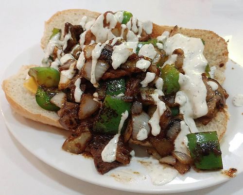 Philly Cheesesteak  at Loving Hut in Upland