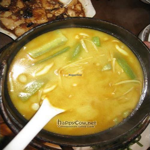 Thai Curry with Vegetables at Zǎozǐ Shù - Vegetarian Life Style - HuaiHai in Shanghai