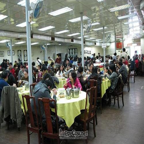Inside the restaurant at Po Lin Monastery 寶蓮禪寺齋堂 in Outlying Islands