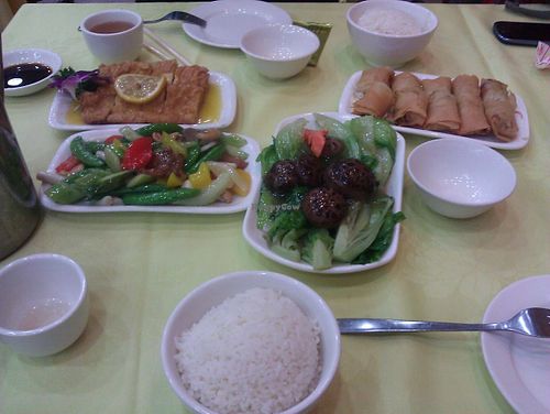 Deluxe menu for 2 at Po Lin Monastery 寶蓮禪寺齋堂 in Outlying Islands