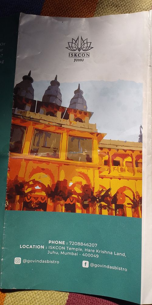  at Govinda's Restaurant in Mumbai