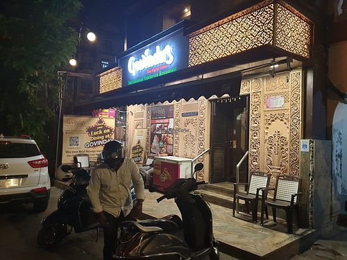 The restaurant at Govinda's Restaurant in Mumbai