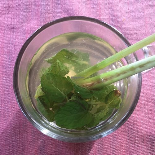 Herbal tea (asked for no sugar) at Ubud Sari Health Resort in Ubud
