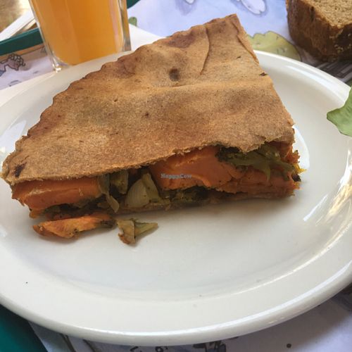 Sweet Potato Vegan Pie at Village Green - Jaffa in Jerusalem