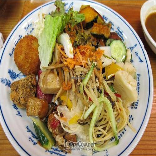 Buffet selections at Obanzai in Kyoto