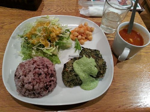 lunch special at Green Earth in Osaka
