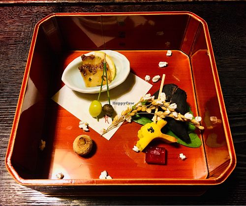 Course 1 at Fucha Bon in Tokyo