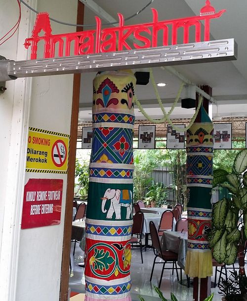 Food at Annalakshmi Temple of Fine Arts in Penang